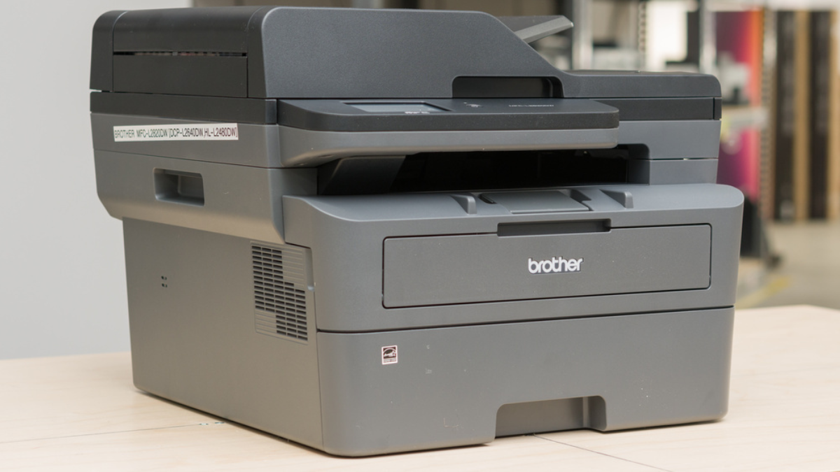 The Brother MFC-L2820DW is a high quality all-in-one monochrome laser printer