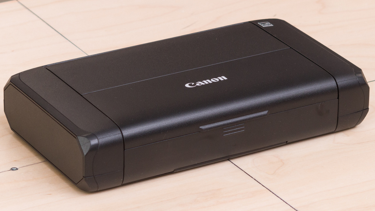 The Canon PIXMA TR150 is a compact inkjet model that's designed to be travel-friendly