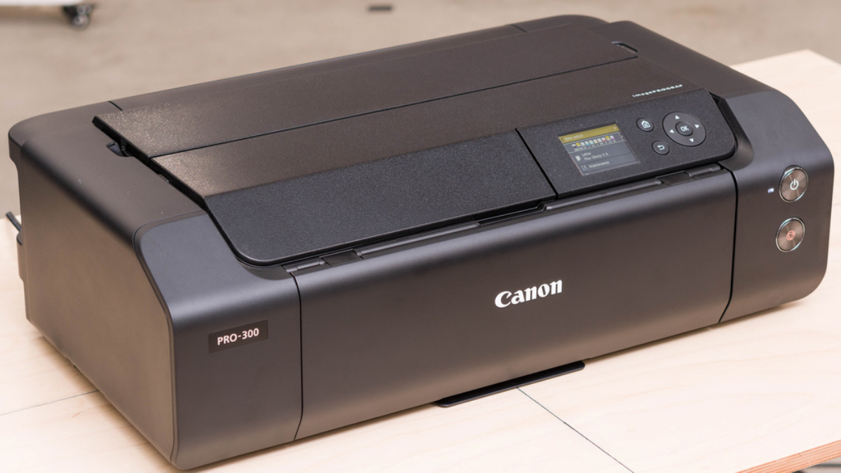 Designed only for professional photo printing, the Canon imagePROGRAF PRO-300 is an inkjet print-only device