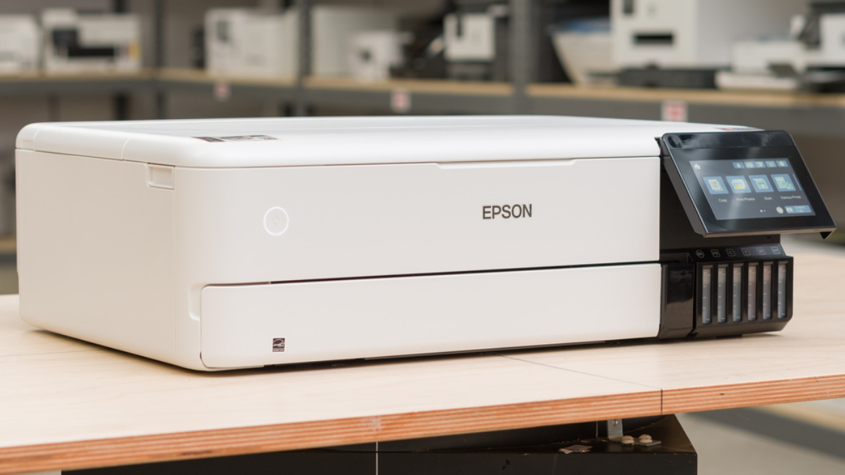 The Epson EcoTank Photo ET-8550 is an all-in-one photo printer