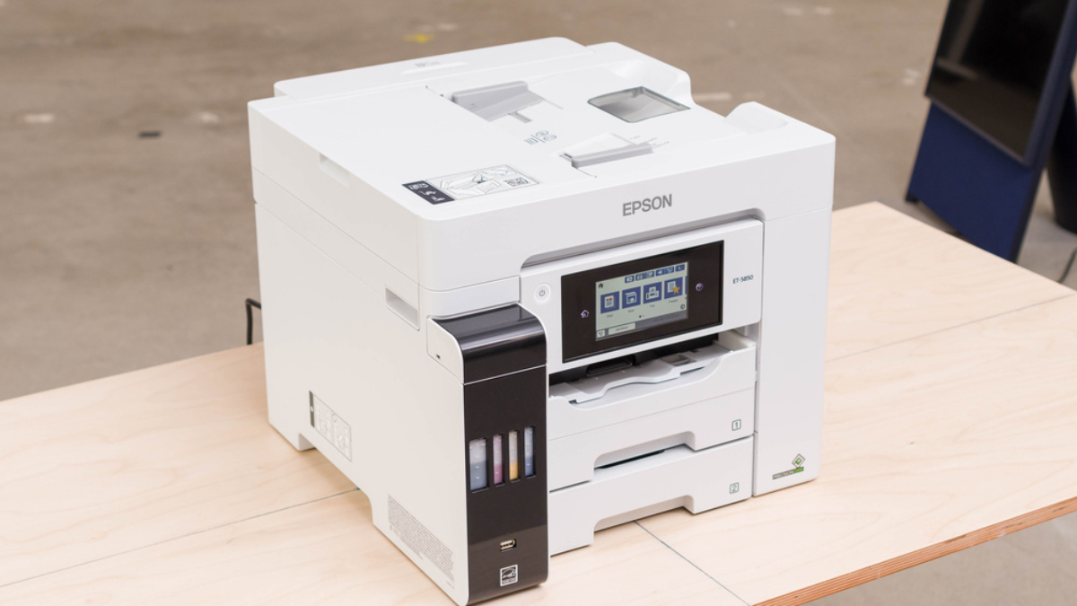Families will love the Epson EcoTank Pro ET-5850 printer