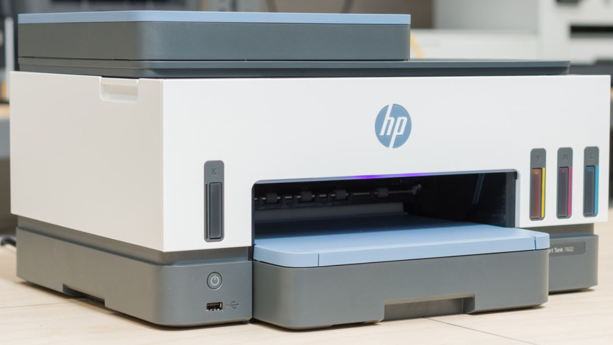 The HP Smart Tank 7602 is an all-in-one inkjet printer which is great for office use