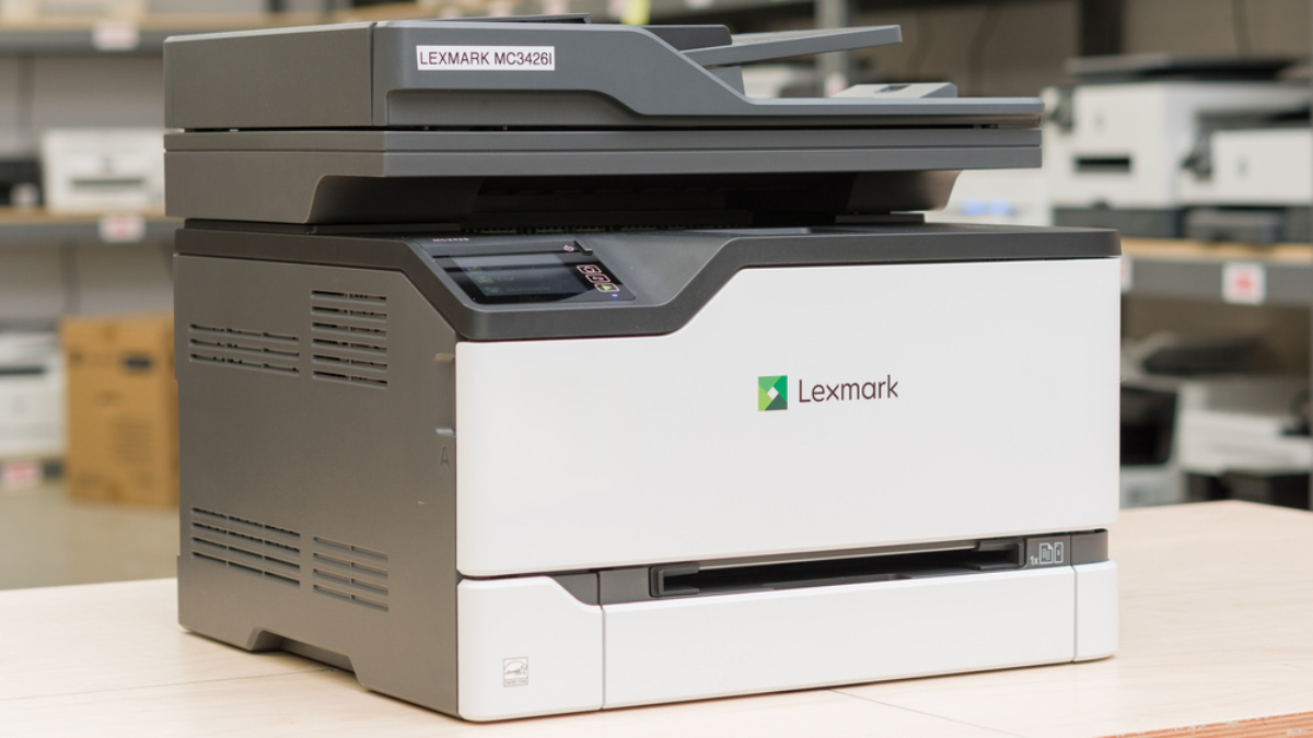 The Lexmark MC3426i is an all-in-one colour laser printer